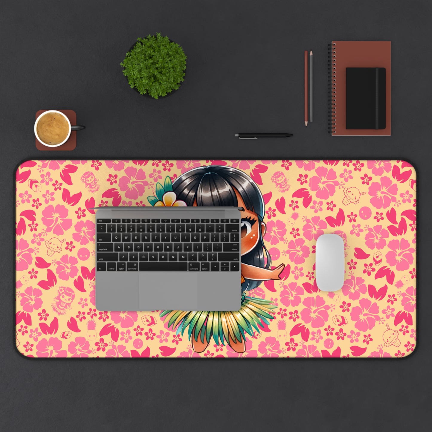 Hula Jade Mousepad (red)